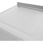 Komerciālais izlietne Nerūsējošais tērauds 1200x700x900mm 1 bļoda pa labi Aizmugures aizsargs 50mm | Adexa DSE1270R - Image 8