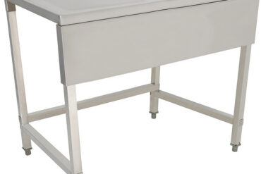 Komercsink Lasītellis nerūsējošs tērauds 1000x700x900mm 1 izlietne labajā pusē Aizmugurējā barjera 50mm | Adexa DSE1070R