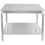 Premium darba galds ar apakšplauktu 304 nerūsējošs tērauds, piemērots lietošanai ārā 1000x600x900mm | Adexa Elite ET260100