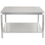 Premium darba galds ar apakšplauktu 304 nerūsējošā tērauda Piemērots ārā 1400x600x900mm | Adexa Elite ET260140