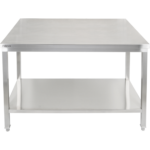 Augstākās klases darba galds ar apakšplauktu 304 nerūsējošais tērauds piemērots ārā 1400x700x900mm | Adexa Elite ET270140