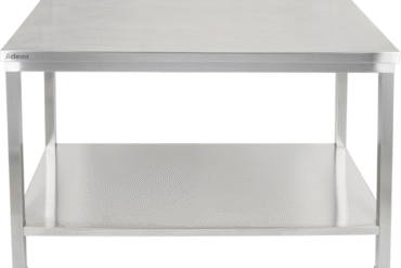 Augstākās klases darba galds ar apakšplauktu 304 nerūsējošais tērauds piemērots ārā 1400x700x900mm | Adexa Elite ET270140