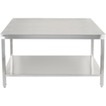 Premium darba galds ar apakšplauktu 304 nerūsējošā tērauda, piemērots ārtelpām 2000x700x900mm | Adexa Elite ET270200