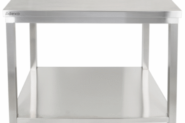 Augstākās kvalitātes darba galds ar apakšplauktu 304 nerūsējošā tērauda, piemērots lietošanai ārpus telpām 600x700x900mm | Adexa Elite ET27060