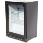 Aizmugures joslas dzesētājs ar 1 eņģu durvīm 128 litri Melns | Adexa BC01PP