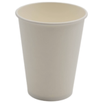 1000 gab. kompostējamas auksto dzērienu krūzes, vienas sienas 12oz/355ml, baltas | Adexa PCC12W