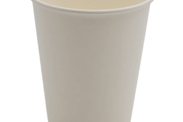 1000 gab. kompostējamas auksto dzērienu krūzes, vienas sienas 12oz/355ml, baltas | Adexa PCC12W