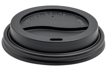 1000gab Kafijas krūzīšu vāki 12&16oz krūzītēm Melni | Adexa PCPL1216B