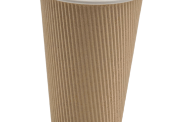 500 gab Kompostējami Kafijas Krūzes Viena siena 16oz/437ml Kraft | Adexa PCRW16K