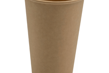 1000 gab Kompostējamas kafijas krūzes Viena siena 16oz/437ml Kraft | Adexa PCSW16K