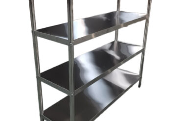 Nerūsējošā tērauda plaukti Apaļas kājas 4 plaukti | Adexa QHRS1505