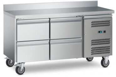 Komercijas Aukstuma Letes Skapis 4 atvilktnes Dziļums 700mm Mugura | Adexa 4DRG22V