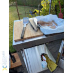 Premiuma darba galds ar apakšplauktu 304 nerūsējošais tērauds Piemērots ārā 600x600x900mm | Adexa Elite ET26060 - Image 3