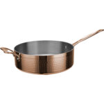 Trīsslāņu āmurēts katls ⌀220x75mm 2.8 litri Varš | Adexa C0311027C - Image 2