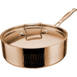 Trīsslāņu āmurēts katls ⌀220x75mm 2.8 litri Varš | Adexa C0311027C