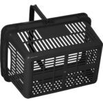 Iepirkumu grozs plastmasas 480x325x250 melns | Adexa PH001BK - Image 3