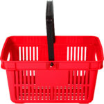 Iepirkumu grozs plastmasas 480x325x250 sarkans | | Adexa PH001R - Image 3