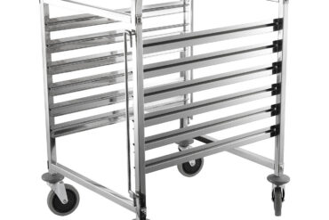 Panna ratiņi 6xGN2/1 paplātes Nerūsējošais tērauds 590x670x970mm Slāņa attālums 80mm | Adexa RT2106