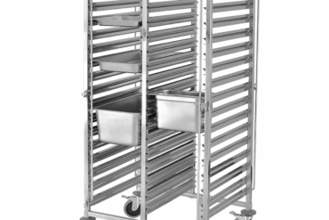 Panna ratiņi 30xGN1/1 paplātes Nerūsējošais tērauds 550x740x1705mm Slāņa attālums 80mm | Adexa RTD1115