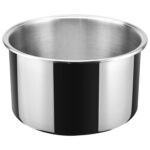 Pasniegšanas un sildīšanas katls ar stikla vāku un nerūsējošā tērauda ieliktni, trīsslāņu āmurēta virsma ⌀320x210mm nerūsējošā apdare | Adexa E0312300 - Image 4