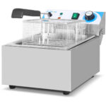 Komerciāla dziļā tauku fritēšanas ierīce 8 litri 2.5kW galda virsma | Adexa WH101A