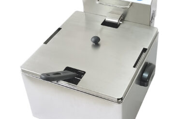 Komerciāla dziļās tauku cepšanas fritieris 12 litri 3kW galda virsmai | Adexa WH161A