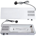 Komerciāla apsildāma virtuves konveijera 1 līmenis Nerūsējošais tērauds 600x335x350mm | Adexa WHESP603435 - Image 4