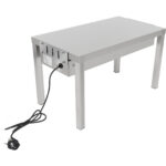 Komerciāla apsildāma virtuves konveijera 1 līmenis Nerūsējošais tērauds 600x335x350mm | Adexa WHESP603435 - Image 2