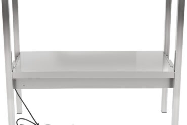 Komerciāla apsildāma virtuves pāreja ar 2 līmeņiem, nerūsējošais tērauds 900x335x700mm | Adexa WHESP903470