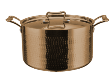 Kalts sautējuma katls ar vāku, trīsslāņu, 240x145mm, 6,5 litri, varš | Adexa C0310009C