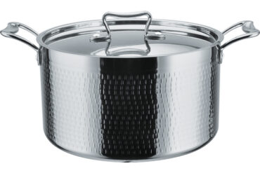 Kalta sautējumu panna ar vāku, trīsslāņu 300x180mm 12,7 litri, sudraba | Adexa C0310012S