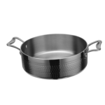 Kalts sautējuma katls ar vāku, trīsslāņu ⌀300x110mm 7,8 litri, sudraba | Adexa C0311012S - Image 2