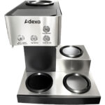 Komerciālā filtra kafijas automāts ar manuālu uzpildi un 3 karstajām plāksnēm | Adexa CBT02 - Image 2