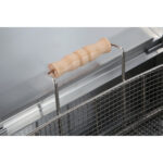 Komerciālais fritieris ar vienu tvertni, divzonu, elektrisks, 26 litri, 7.8kW, galda virsmas ar drenāžas krānu | Adexa EF26L - Image 3