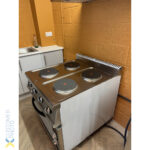 Komerciāla elektriskā plīts 4 degļi ar elektrisko krāsni 10.4kW+4.8kW | Adexa HRQ912A - Image 9