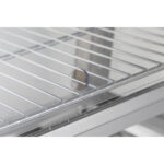 Apsildāma vitrīna 2 līmeņi Atveras aizmugurē un priekšpusē 700x655x740mm Galda virsma | Adexa HW2X2 - Image 6