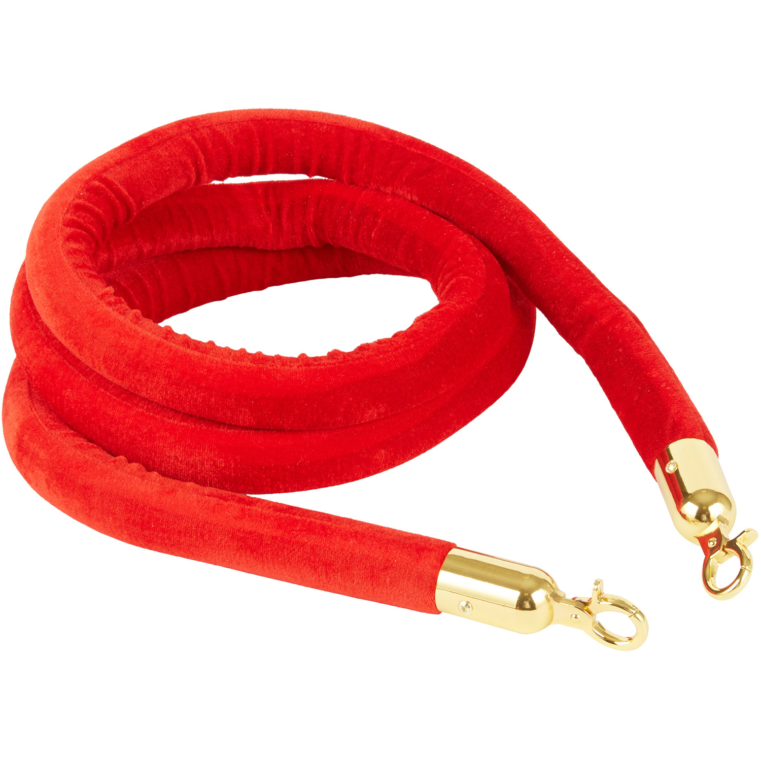 Sarkanais samta barjeras virve ar zelta galiem 1.5m | Adexa VR01RG Sarkanais samta barjeras virve ar zelta galiem 1.5m | Adexa VR01RG - Image 1