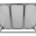 Komerciāls mobilais darba galds ar ritentiņiem, nerūsējošā tērauda apakšējā plaukts 1000x700x900mm | Adexa DWTC70100 - Image 5