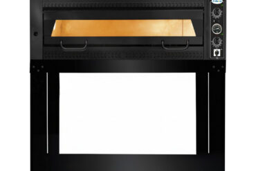 Premium picas krāsns 1 kamera Kapacitāte 6 x 35 cm picas Elektriska Melna priekšpuse | Adexa PEF10570SEB