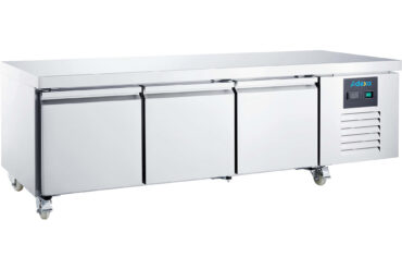 Komerciālais zema letes ledusskapis ar 3 atvilktnēm | Adexa DUGN3100TN3D