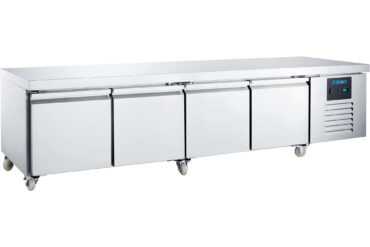 Komerciālais zemais letes ledusskapis ar 4 atvilktnēm | Adexa DUGN4100TN4D