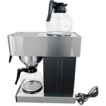 Komerciālais filtra kafijas automāts ar manuālu uzpildi, 2 stikla krūzes, 2 karstās plātnes | Adexa CB02B1 - Image 7