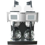 Komerciālais dubultais filtra kafijas automāts ar manuālu vai automātisku uzpildi, 4 stikla krūzes, 4 karstās plāksnes | Adexa CBD02A1 - Image 6