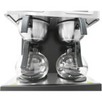 Komerciālais dubultais filtra kafijas automāts ar manuālu vai automātisku uzpildi, 4 stikla krūzes, 4 karstās plāksnes | Adexa CBD02A1 - Image 5