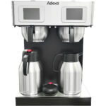 Komerciālais Dubultais Filtra Kafijas Automāts Manuālā Uzpilde ar 2 Vakuuma Krūkām | Adexa CBD02A2 - Image 4