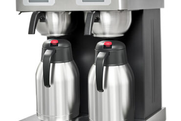 Komerciālais Dubultais Filtra Kafijas Automāts Manuālā Uzpilde ar 2 Vakuuma Krūkām | Adexa CBD02A2