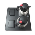 Komerciālais Dubultais Filtra Kafijas Automāts Manuālā Uzpilde ar 2 Vakuuma Krūkām | Adexa CBD02A2 - Image 7