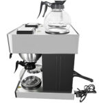 Komerciālais Dubultais Filtra Kafijas Automāts Manuāla uzpilde 4 stikla krūzes 4 sildvirsmas | Adexa CBD02B1 - Image 6