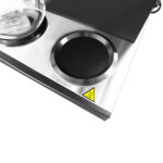 Komerciālais Dubultais Filtra Kafijas Automāts Manuāla uzpilde 4 stikla krūzes 4 sildvirsmas | Adexa CBD02B1 - Image 7