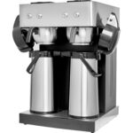 Komerciālais dubultais filtra kafijas automāts ar manuālu uzpildi 2 gaisa kannas | Adexa CBD02B3